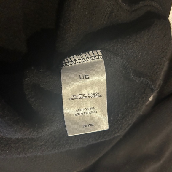 Women’s CHAMPION Black Pullover Hoodie Sweatshirt size Large - Picture 11 of 11